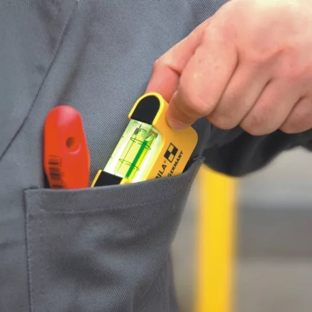 Уровень тип  Pocket Basic  70x20x40мм 1 горизонтальный уровень точность ±1мм/м   STABILA купить в Кургане