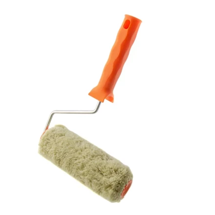 Валик &quot;Фасадные работы&quot;, 180 мм, ворс 18 мм, D 36 мм, D ручки - 6 мм, полиакрил,полиэстер Сибртех 80217 купить в Кургане