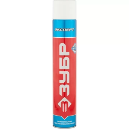 Пена ЗУБР &quot;ЭКСПЕРТ&quot;, монтажная, адаптерная, всесезонная, 750мл 41143_z01 купить в Кургане