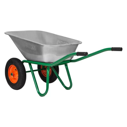 Тачка садово-строительная Palisad 689860, 2-х колесная, усиленная, грузоподъемность 320 кг, объем 100 л купить в Кургане