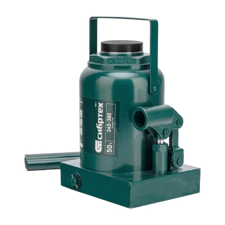 Домкрат гидравлический бутылочный Сибртех 50811, 50 т, 245-385 мм купить в Кургане