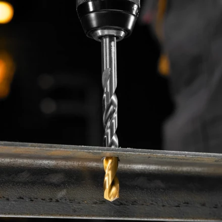 Набор сверл по металлу Denzel 723010, 1-13 мм, Р6М5К8-TiN, Golden Tip, 25 шт купить в Кургане