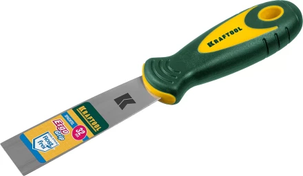 Шпательная лопатка KRAFTOOL с 2-компонент ручк, профилиров нержав полотно, 32мм 10035-030 купить в Кургане