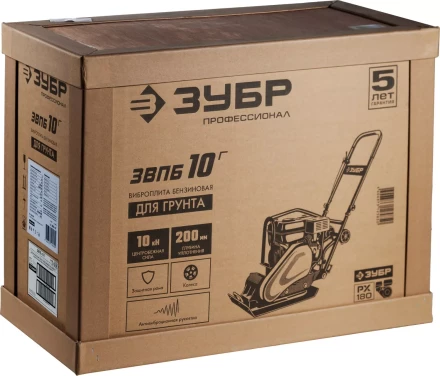 Виброплита бензиновая ЗВПБ-10 Г серия ПРОФЕССИОНАЛ купить в Кургане