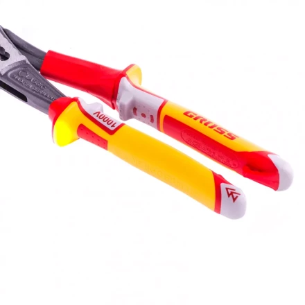 Клещи переставные диэлектрические рукоятки до 1000 В 240 мм Gross 15725 купить в Кургане