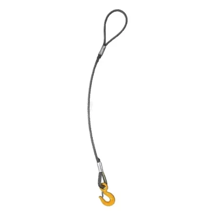 Строп канатный одноветвевой 1СК 2.5 т L=8 м с кч din 3.0 т канат din опрессовка купить в Кургане