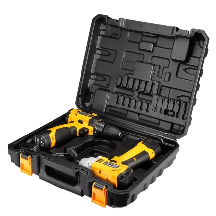 Набор аккумуляторного инструмента DEKO Гайковерт DKIS12 + Дрель DKCD12, 063-4107 купить в Кургане