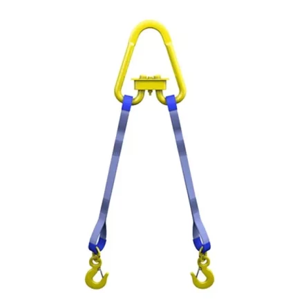 Строп текстильный двухветвевой 2СТ 2 т L=2 м РА 80 мм Звено РТ-3 купить в Кургане