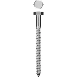 Шурупы ЗУБР "МАСТЕР" с шестигранной головкой, оцинкованные, 8x80мм, 50шт 4-300451-08-080