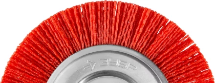 ЗУБР &quot;ПРОФЕССИОНАЛ&quot;. Щетка дисковая для УШМ, нейлоновая проволока с абразивным покрытием, 125х22мм 35160-125_z01 купить в Кургане