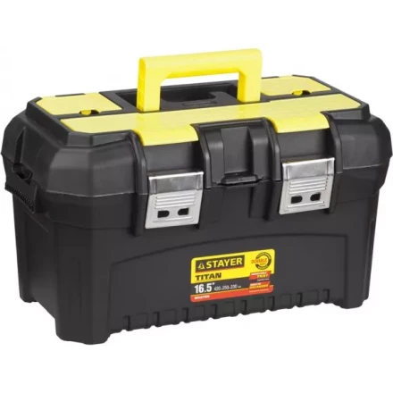 Ящик для инструмента &quot;TITAN-16&quot; пластиковый, STAYER 38016-16 купить в Кургане