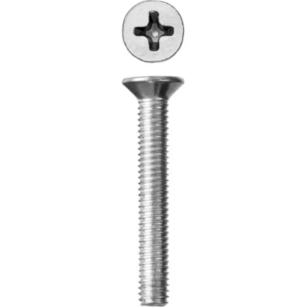 Винт ЗУБР &quot;МАСТЕР&quot; DIN 965, класс прочности 4.8, оцинкованный, M3x25мм, 5кг 303110-03-025 купить в Кургане