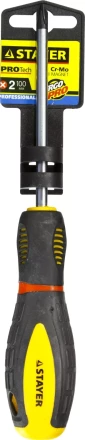 Отвертка STAYER &quot;PROFI&quot; &quot;PROTech&quot;, двухкомп рукоятка, намагниченная, Cr-Mo, PH2x100мм 25132-2-10_z02 купить в Кургане