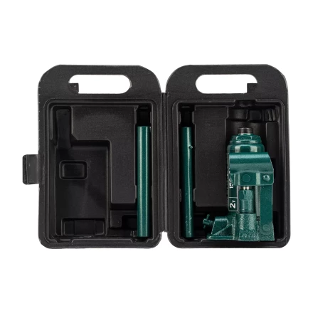 Домкрат гидравлический бутылочный Сибртех 50812, 2 т, 150-280 мм, в пласт. кейсе купить в Кургане