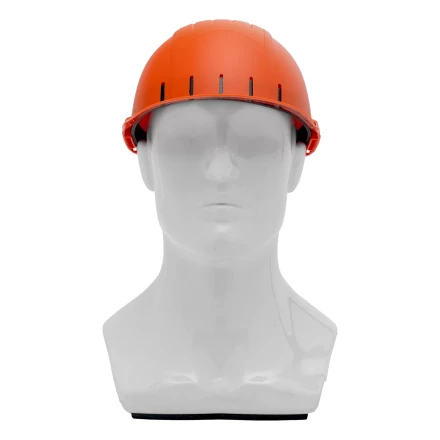 Каскетка защитная &quot;Стиль&quot;, пластиковая, оранжевая Сибртех 89169 купить в Кургане