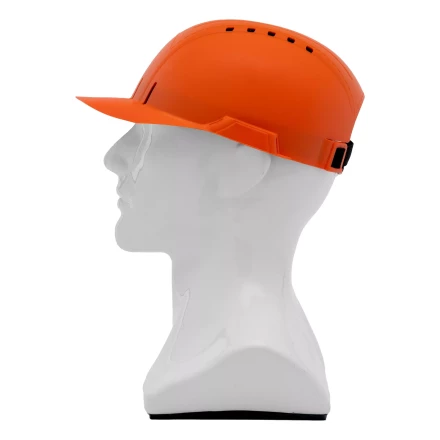 Каскетка защитная &quot;Стиль&quot;, пластиковая, оранжевая Сибртех 89169 купить в Кургане