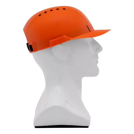 Каскетка защитная &quot;Стиль&quot;, пластиковая, оранжевая Сибртех 89169 купить в Кургане