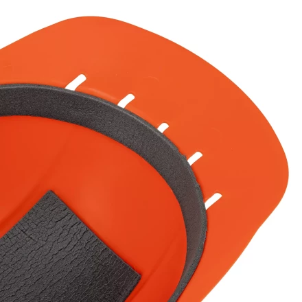 Каскетка защитная &quot;Стиль&quot;, пластиковая, оранжевая Сибртех 89169 купить в Кургане