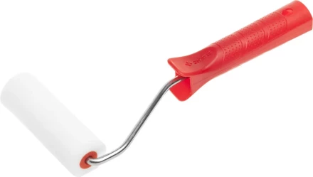 Мини-валик ЗУБР &quot;МАСТЕР&quot; &quot;ПОРОЛОН&quot; мелкий, ролик с ручкой, ручка 6мм, d=35 (втулка 15)/100мм 03538-10 купить в Кургане