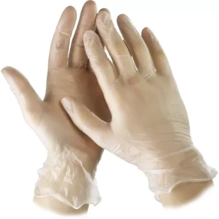 Перчатки STAYER &quot;MASTER&quot; виниловые экстратонкие, M, 100шт 11207-M купить в Кургане