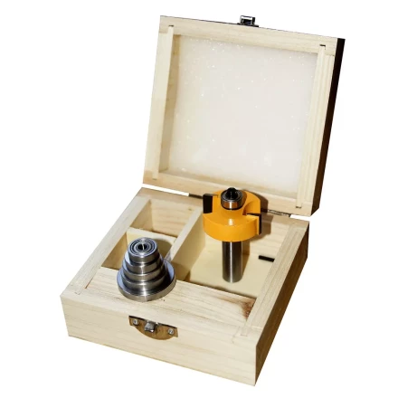 Набор фрез кромочных фальцевых 6 подшипников хвостовик 12 мм 46329 купить в Кургане