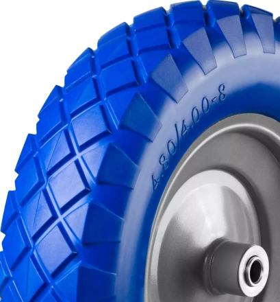 Колесо ЗУБР &quot;ПРОФЕССИОНАЛ&quot; полиуретановое, 380мм, посадочный размер 16мм 39912-2 купить в Кургане