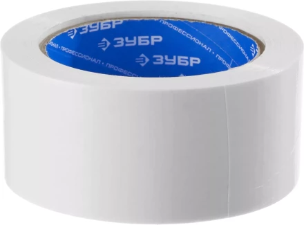 Армированная лента, ЗУБР &quot;ПРОФЕССИОНАЛ&quot; 12092-50-25, универсальная, влагостойкая, 48мм х 25м, белая 12092-50-25 купить в Кургане