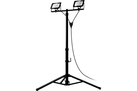 ЗУБР ПСК 30х2, 2 х 30 Вт, 6500 К, IP 65, 1.6 м, светодиодные прожекторы на штативе, Профессионал (57145-2-30) купить в Кургане