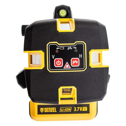 Лазерный уровень LX 05 Red, 20 м, 635 нм, аккумулятор Li 5200 mAh, резьба 5/8&quot; Denzel 35071 купить в Кургане